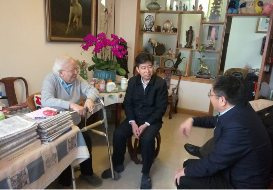 省社科联春节看望慰问社科界专家学者