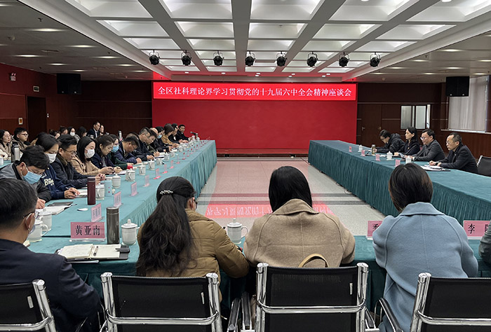 通州社科理论界召开学习贯彻党的十九届六中全会精神座谈会