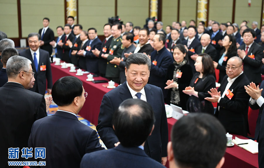 习近平看望参加政协会议的文艺界社科界委员