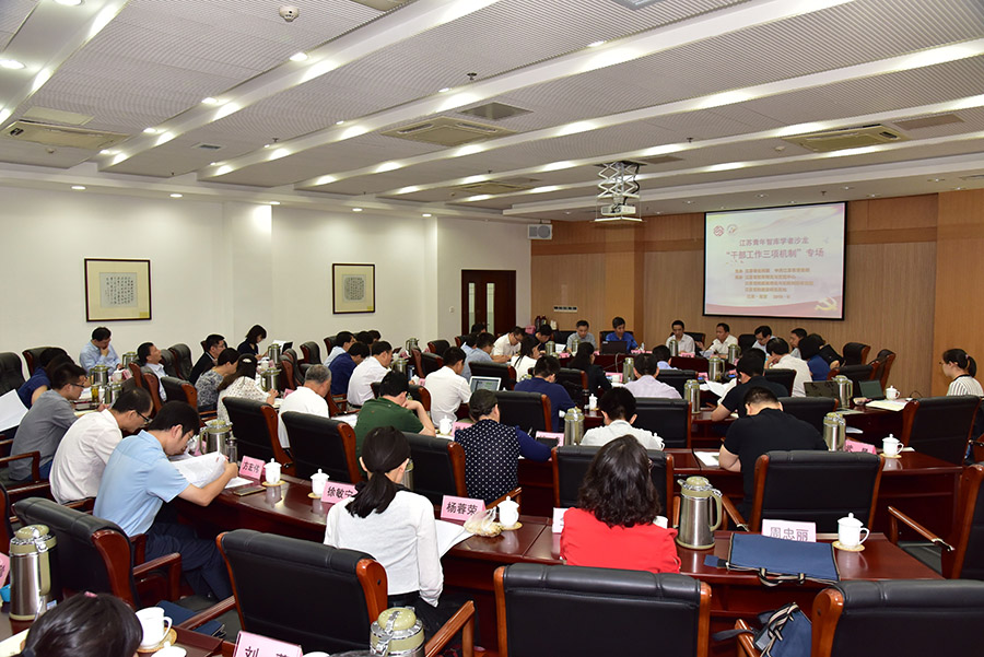 江苏青年智库学者沙龙聚焦“干部工作三项机制”