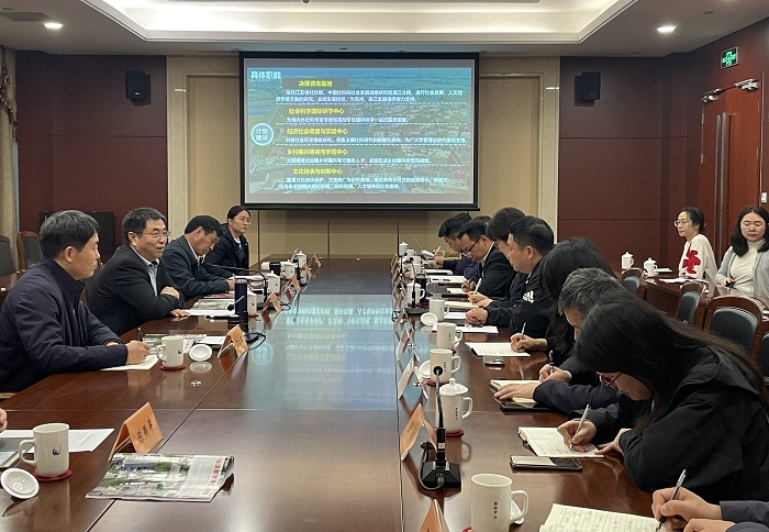 张新科一行出席江村学院项目开工仪式并调研座谈