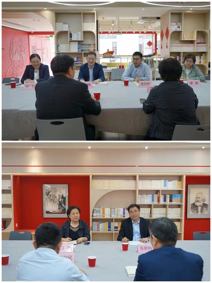 张新科赴南京艺术学院交流人文社科工作