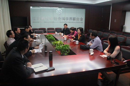 广东省社科联王晓书记一行来江苏调研社科普及立法工作