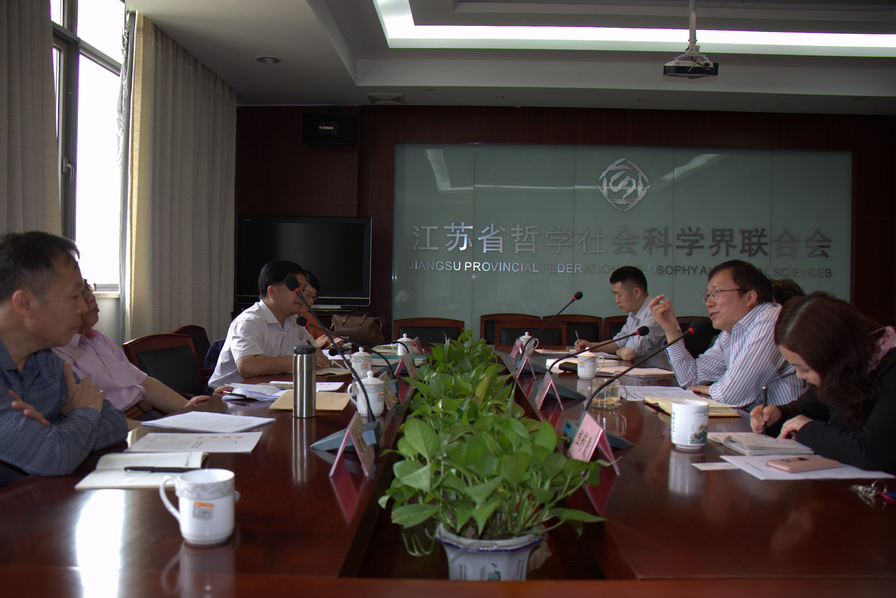 海南省社科联一行来苏考察调研